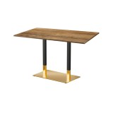 Café-Tisch OMEGA DUO mit laminierter Tischplatte