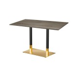 Café-Tisch OMEGA DUO mit laminierter Tischplatte