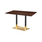 Café-Tisch OMEGA DUO mit laminierter Tischplatte
