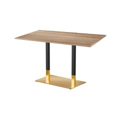 Café-Tisch OMEGA DUO mit laminierter Tischplatte