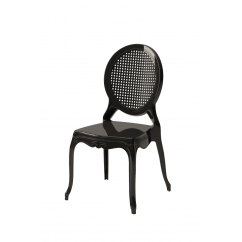 Der Stuhl für Braut und Bräutigam DIANA schwarz