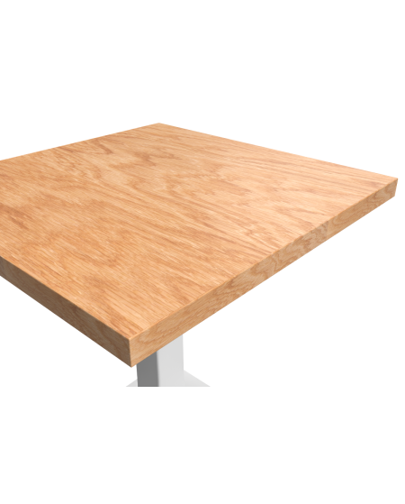 Tisch ALFA Weiß 40x55 mit Furnierte-Platten