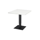 Café-Tisch ADAPTIVE Tischplatte mit Holzfurnierplatte