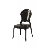 Der Stuhl für Braut und Bräutigam LUNA schwarz