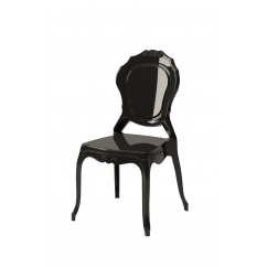 Der Stuhl für Braut und Bräutigam LUNA schwarz