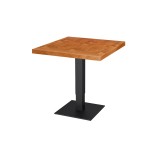 Café-Tisch ADAPTIVE Tischplatte mit Holzfurnierplatte