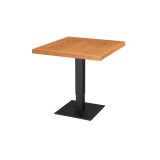 Café-Tisch ADAPTIVE Tischplatte mit Holzfurnierplatte