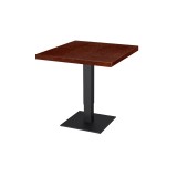 Café-Tisch ADAPTIVE Tischplatte mit Holzfurnierplatte