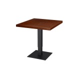 Café-Tisch ADAPTIVE Tischplatte mit Holzfurnierplatte