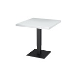 Café-Tisch ADAPTIVE Tischplatte mit Holzfurnierplatte