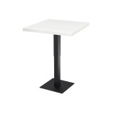 Café-Tisch ADAPTIVE Tischplatte mit Holzfurnierplatte