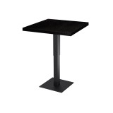 Café-Tisch ADAPTIVE Tischplatte mit Holzfurnierplatte