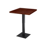 Café-Tisch ADAPTIVE Tischplatte mit Holzfurnierplatte