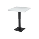Café-Tisch ADAPTIVE Tischplatte mit Holzfurnierplatte