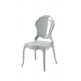 Der Stuhl für Braut und Bräutigam LUNA silber