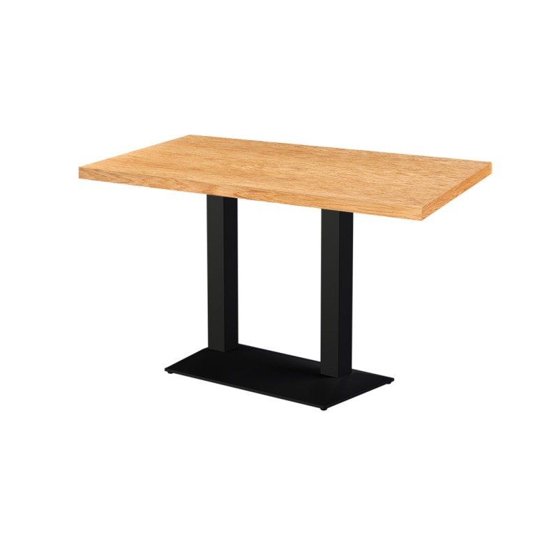 Café-Tisch GIZA DUO mit Holzfurnierplatte