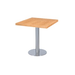 Café-Tisch SIGMA R mit Holzfurnierplatte