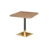 Café-Tisch OMEGA mit Holzfurnierplatte