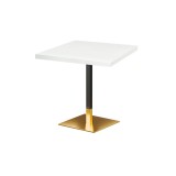 Café-Tisch OMEGA mit Holzfurnierplatte