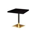 Café-Tisch OMEGA mit Holzfurnierplatte