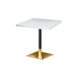 Café-Tisch OMEGA mit Holzfurnierplatte