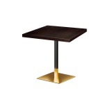 Café-Tisch OMEGA mit Holzfurnierplatte