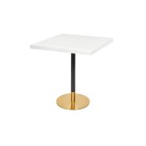 Café-Tisch OMEGA R mit Holzfurnierplatte