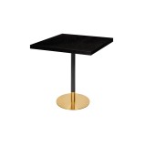 Café-Tisch OMEGA R mit Holzfurnierplatte