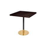 Café-Tisch OMEGA R mit Holzfurnierplatte