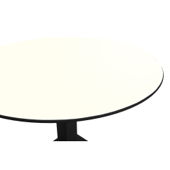 Café-Tisch OMEGA R mit HPL-Tischplatte