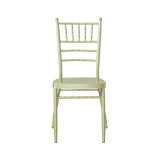 Metall-Hochzeitsstuhl CHIAVARI TIFFANY Champagner