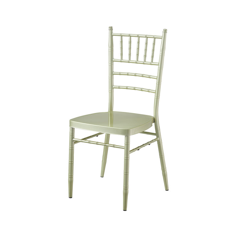 Metall-Hochzeitsstuhl CHIAVARI TIFFANY Champagner