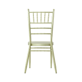 Metall-Hochzeitsstuhl CHIAVARI TIFFANY Champagner