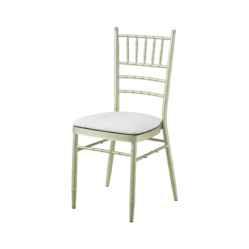 Kissen für den Metall-Hochzeitsstuhl Chiavari Tiffany aus Kunstleder
