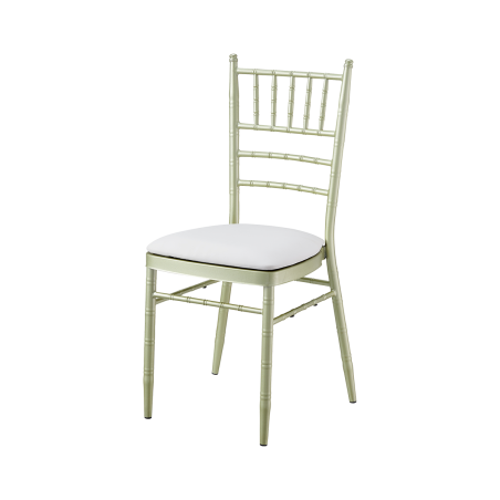 Kissen für den Metall-Hochzeitsstuhl Chiavari Tiffany aus Kunstleder