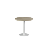 Bistrotisch ALFA R weiss mit Laminierte-Platten
