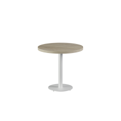 Bistrotisch ALFA R weiss mit Laminierte-Platten