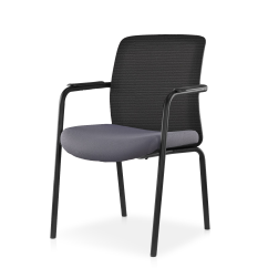 Konferenzstuhl FORMO schwarz-grau