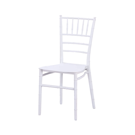Hochzeitsstuhl CHIAVARI TIFFANY SIMPLE weiss