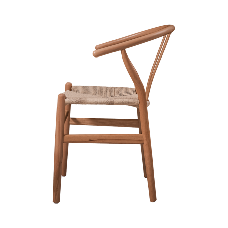Holz Restaurantstuhl WISHBONE natürlich