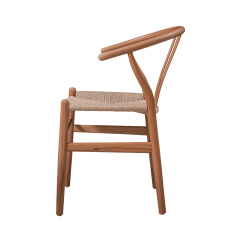 Holz Restaurantstuhl WISHBONE natürlich