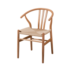Holz Restaurantstuhl WISHBONE natürlich
