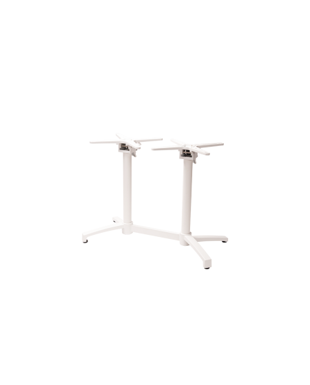 Tisch CROSS COMFORT DUO Weiß mit HPL-Platten