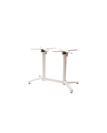 Tisch CROSS COMFORT DUO Weiß mit HPL-Platten
