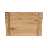 Tisch mit Eichenplatte ALFA BAR DUO Grau