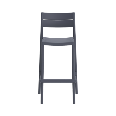 Biergartenstuhl CAPRI BAR Dunkelgrau