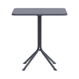 Biergartentisch PRATO 70x70 Dunkelgrau