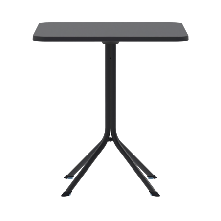 Biergartentisch PRATO 70x70 Schwarz