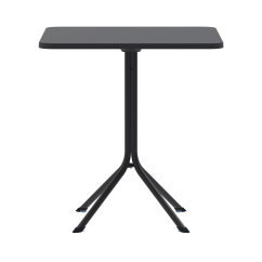 Biergartentisch PRATO 70x70 Schwarz