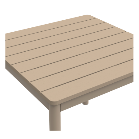 Biergartentisch TERRAZZA BAR 80x80 Beige